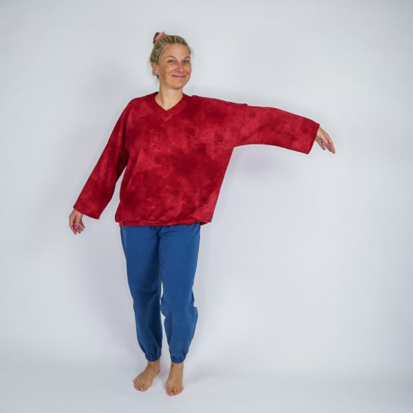 Schnittmuster Pulli | Pullover Yoko | mit drei Bündchen Varianten – Bild 13