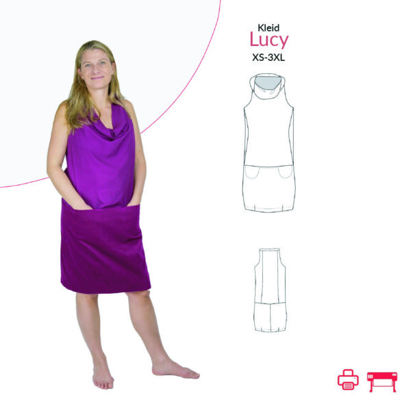 Schnittmuster Kleider  | Sommerleider Schnittmuster | Kleid Luca