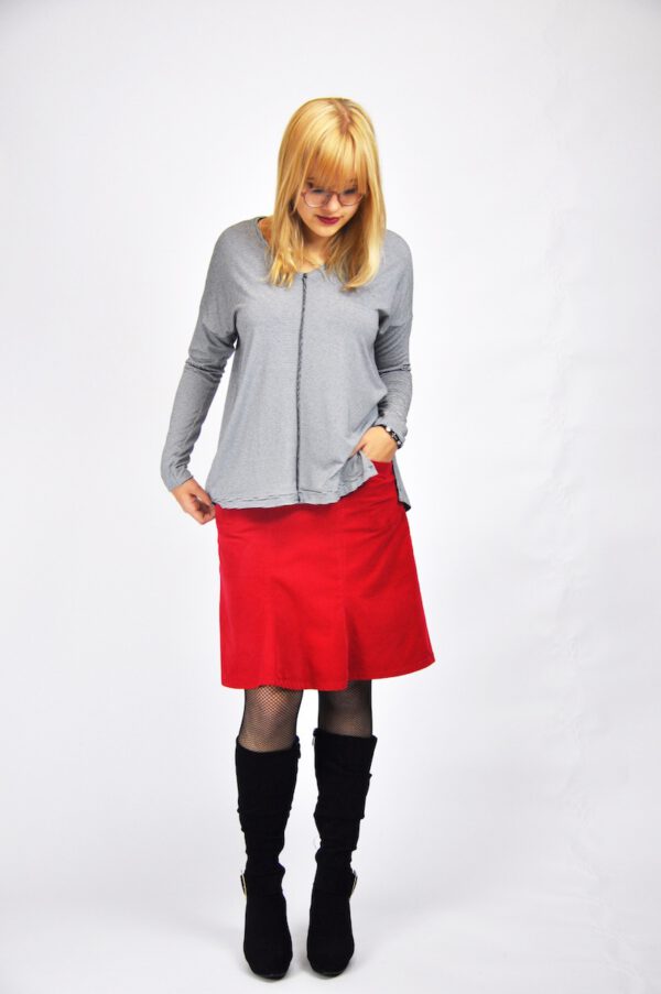 Schnittmuster Shirt | Schnittmuster Pullunder | Shirt Olivia – Bild 13