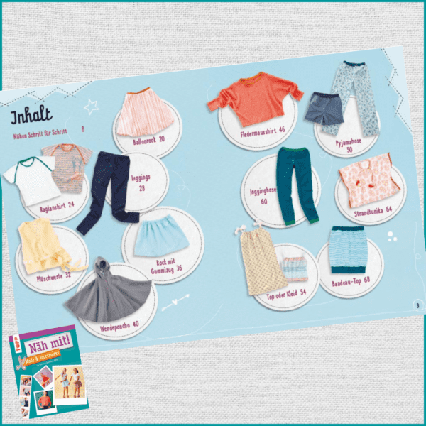 Kindernähbuch: Näh mit! | Mode & Accessoires – Bild 2