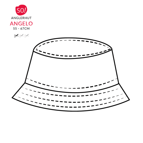 Schnittmuster Anglerhut | Fischerhut Schnittmuster "Angelo" | Bucket hat sewing pattern – Bild 2