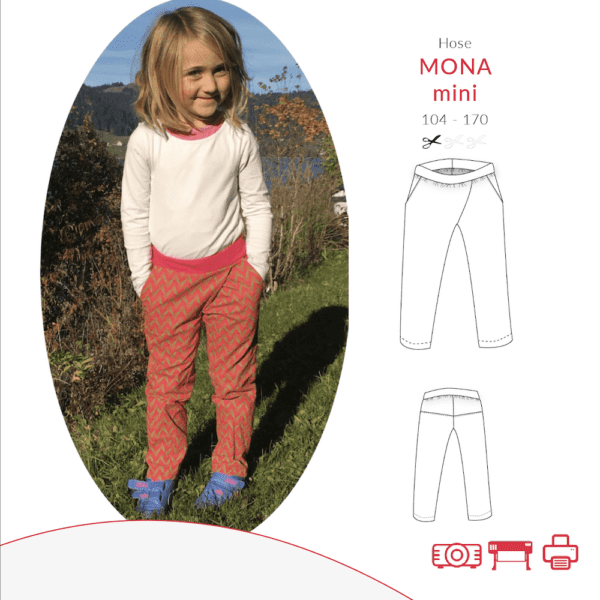 Schnittmuster Kinderhose | Hose Mona mini