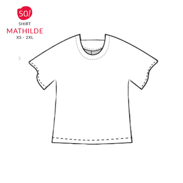 Blusen Schnittmuster "Mathilde" | Schnittmuster Blusenshirt | Shirt Schnittmuster angeschnittene Ärmel – Bild 3