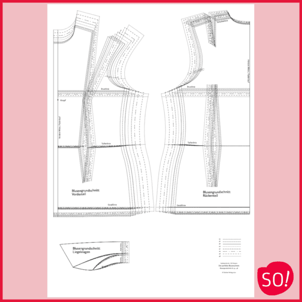 Der perfekte Blusenschnitt | Bluse Grundschnitt zum Schnittbuch von Stefanie Kroth – Bild 11