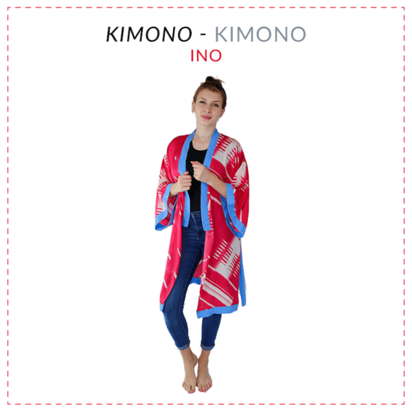 Schnittmuster Kimono | Kimono Schnittmuster "Ino" | Japan Style Kimono – Bild 4