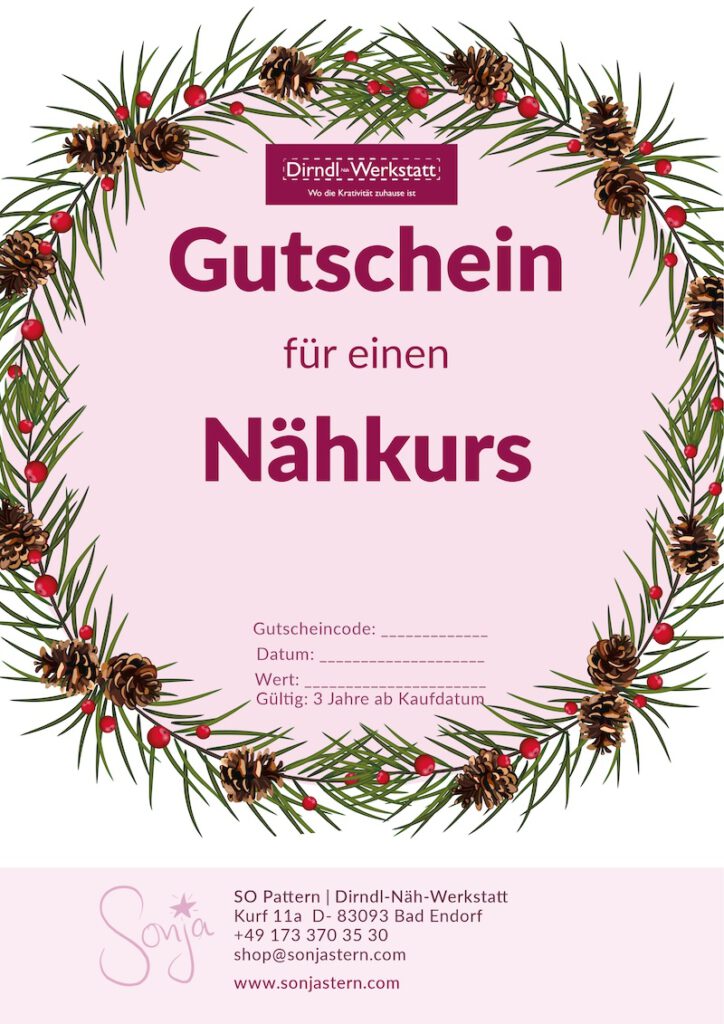 Gutschein Nähkurs