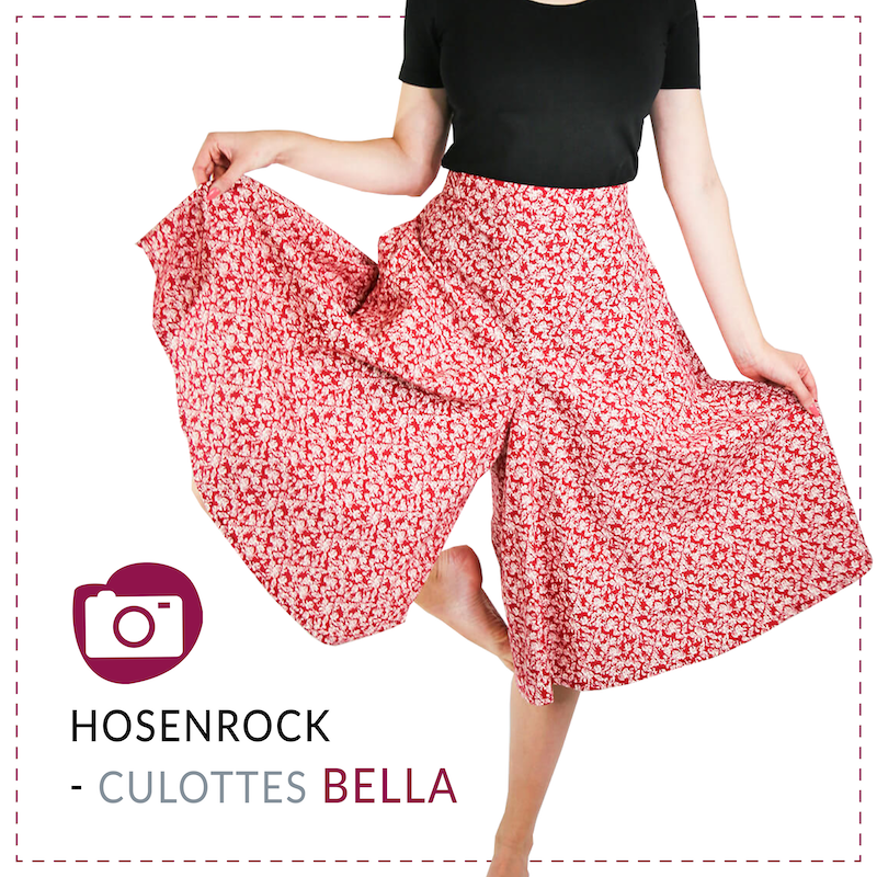 Foto-Naehtutorial Hosenrock Bella