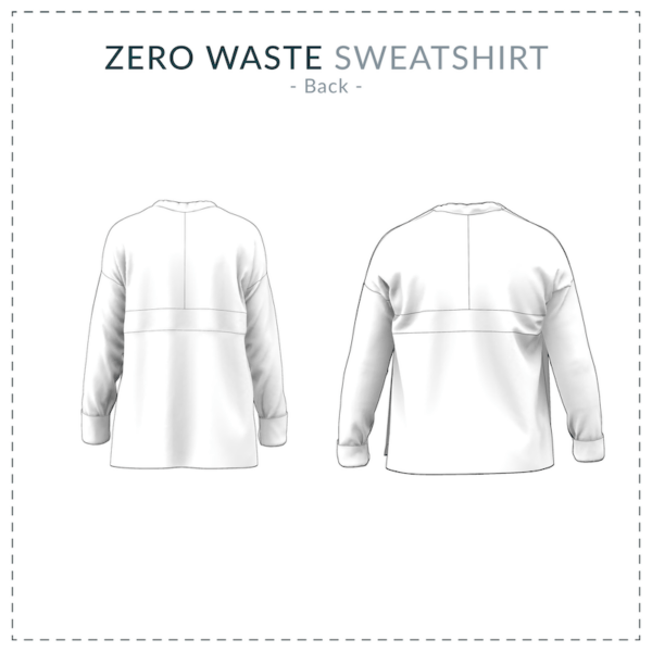 Zero Waste sweatshirt sewing pattern | sweatshirt sewing pattern | Zero Waste fashion | Stefanie Kroth – Bild 10