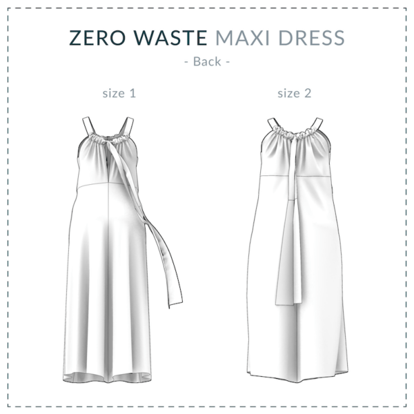 Zero Waste Maxi Dress sewing pattern | Maxi Dress sewing pattern | Zero Waste fashion | Stefanie Kroth – Bild 10