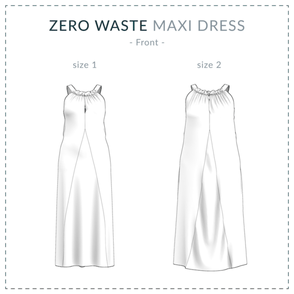 Zero Waste Maxi Dress sewing pattern | Maxi Dress sewing pattern | Zero Waste fashion | Stefanie Kroth – Bild 8